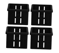 YARNOW 4pcs Hollow Square Tube Slide Sleeve for Fitness Equipment Accessories Durable Liner for Enhanced Stability and Smooth Movement Fits Tubes for Workout Machines