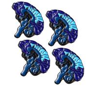 YARNOW 4pcs Human Brain Lapel Pins Cute Blue Alloy Brooches Featuring Eye-catching Fine Craft, Adorable Brain Party Favor Accessories for Clothing and Daily Wear