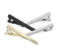 YARNOW 4pcs Men’s Tie Clips for Wedding and Events, Lightweight Stainless Steel Tie Bars with Minimalist and Classic Plain Design, Easy to Carry Accessories for Men and Bridegroom