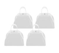 YARNOW 4pcs Metal Cowbell Bells for Football Games Sporting Events Cheering Noise Makers for Sports
