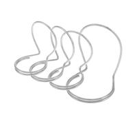 YARNOW 4pcs Metal Guitar Finger Picks for Guitar and Banjo with Ergonomic Design Versatile Use Silver Adjustable Finger Thumb Picks for Precise Fingerpicking