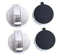 YARNOW 4pcs Metal Knob Gas Stove Knob Replacement Switch Dial for Camping Gas Stove