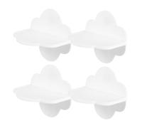 YARNOW 4pcs No Drill Furniture Wall Anchors Anti Tip Anchors for Baby Proofing Self-Adhesive Furniture Safety Kit for TV Bookshelf Shoe Cabinet