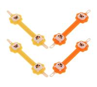 YARNOW 4PCS Nose Nail Cleaner Set with Wax Picker Tool, Safe Ear and Nose Grooming Kit for Newborns, Colorful Lion Design for Home Use