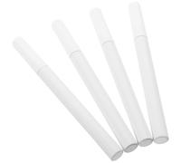 YARNOW 4pcs Paint Touch up Pens Refillable 0.7mm Fine Tip Paint Marker, White, for Aluminium and Plastic, Artists and Mechanics, Furniture Repair and Art Projects