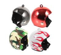 YARNOW 4pcs Pet Chicken Helmet Creative Mini Helmets for Bird Safety Fun and Protective Headgear for Chickens Parrots and Poultry Comfortable and Decor