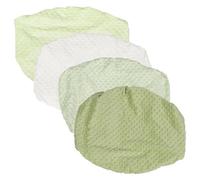 YARNOW 4pcs Plush Diaper Changing Table Covers with Easy Removable Design, Soft and Gentle Fabric, Compact Shape Suitable for Nursery and Small Apartments