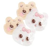 YARNOW 4pcs Portable Ice Packs Cooling Pouches for Camping Outdoor Use Mini Cartoon Animal Design Reusable Food Cooler Bags with Fast Cooling Function