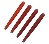 YARNOW 4Pcs Premium Wooden Acupressure Pens Portable Manual Trigger Point Massage Tools for Deep Tissue Relaxation Self-Massage Bar for Face Hand Foot Suitable for All Skin Types