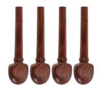 YARNOW 4pcs Rosewood Violin Tuning Pegs Wood Acoustic String Adjuster Replacement Parts for Violin String Musical Instrument Accessories