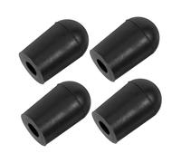 YARNOW 4pcs Rubber Cello Endpin Tips for Bass Instrument Accessories, Non-slip Caps that Prevent Slipping and Ensure Stability, Practical Replacement Parts for Musical Instruments
