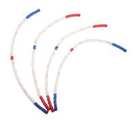 YARNOW 4Pcs ’S Gymnastics Training Ropes 60Cm Red Blue Braided Nylon Sensory Development Rope Set for Kindergarten Fitness and Early Morning Exercise