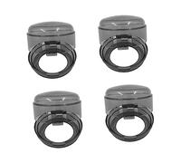 YARNOW 4Pcs Safety Guard Stove Knob Covers Safety Protection for Gas Cooker Switches Heat Resistant Grease Prevent Accidental Burns Gas Leaks for Home Kitchens