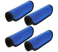 YARNOW 4pcs Slip Barbell Mat Grips for Weight Lifting Comfortable Hand Protector Pads for Gym Use Suitable for Pull Up Bars Blue