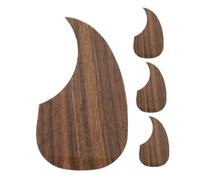 YARNOW 4pcs Solid Wood Guitar Pickguard Scratchproof Guard for Acoustic Classical Guitars Wood Grain Pickguard Plate