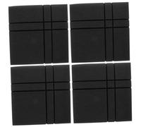 YARNOW 4pcs Soundproofing Panels Self Adhesive Acoustic Sponge Pad Fire Resistant Sound Absorbing Wall Panels for Recording Studio Home Office Theatre