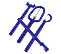 YARNOW 4pcs Tongue Tip Exercise Tool for Speech Therapy, Portable Blue Oral Muscle Trainer Set with Sturdy Materials, Suitable for Adults and Boys and Pronunciation Practice