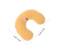 YARNOW 4pcs U Shaped Cat Neck Pillows for Indoor Pets Ergonomic Plush Calming Cushions for Cats and Puppies Soft Washable Half Donut Design