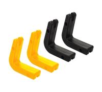 YARNOW 4pcs Wall Mounted Barbell Holders Heavy-duty Double Rod Gym Storage Rack for Home and Commercial Use Weight Bar Hangers for Organized Fitness Equipment