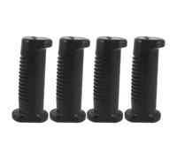 YARNOW 4pcs Wheelchair Handle Grip Cover PVC Black Replacement Parts for Rollator and Mobility Scooter Hand Grips Non-slip for Seniors