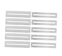 YARNOW 5 Pairs Metal Guitar Fretboard Protectors for Electric Acoustic Bass Curved Luthier Fingerboard Tools for Fret Polishing Removal and Maintenance Fretboard Guard Kit