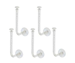 YARNOW 5 Pcs Acrylic Scrunchie Holders and Hair Accessories Organizer Stand in Assorted Colours, Stylish and Simple Design to Display and Store Hair Accessories and Women