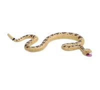 YARNOW 5 pcs Realistic Snake Model Lifelike Fake Snake Prank Plaything for Halloween Decor Garden Bird and Cat Deterrent Creepy Trick