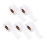 YARNOW 5 Rolls Hemming Fabric Tape Polyester Fishbone Structure White for Dress and Clothes Professional Tailoring Dressmaking 5 Rolls