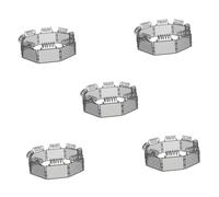 YARNOW 5 Sets DIY Military Fence for Compact Plaything for Building War Scenes Enhances Creativity and Hands Skills for Boys and Military Party Decorations