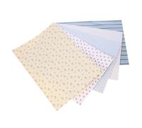 YARNOW 5 Sheets Mini Peel and Stick Dollhouse Wallpaper Adhesive Background Wall Paper for DIY Doll House Decoration Easy Cut for Living Room and Bedroom Scenes