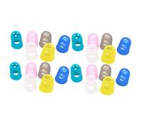 YARNOW 50 Pcs Silicone Finger Guards for Guitar Ukulele Comfortable Fingertip Protectors for Beginners Mixed Protection for Practice