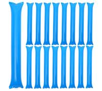 YARNOW 50 Pcs Thunder Sticks Noise Makers for Sporting Events, Blue, Team Spirit Inflatable Cheerleading Sticks for Mobilization Meeting, Football, Graduation Party