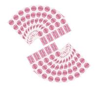 YARNOW 50 Sheets Pink Fragile Warning Stickers for Shipping with Strong Adhesive Coated Material, Easy to Store Packaging Labels Suitable for Cargo Transportation and Moving