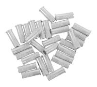 YARNOW 50pcs Aluminum Arrow Inserts for Carbon Shafts 7.6mm Id Lightweight Strength Universal Compatibility Archery Shaft Building and Hunting Accessories