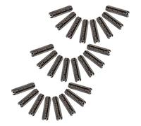 YARNOW 50pcs Black Copper Cord End Caps for Sneaker Laces and Bags, Cylindrical Shoe Lace Tips Replacement with Fade-resistant Finish, Stylish Drawstring Ends for Hoodies and Sweatpants