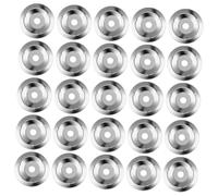 YARNOW 50pcs Ching Rings Cymbal Replacement for Drums Metal Jingle Bell Rings Effortless Installation Compatible with Various Drum Kits for Percussion Performance