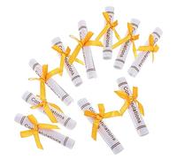 YARNOW 50pcs College Graduation Party Decorations Landscape Decoration Mini Graduation Certificate Random Color
