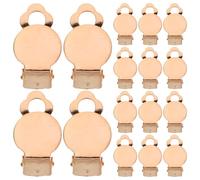 YARNOW 50pcs Frog Earring Backs Non Pierced Ear Clips Flat Surface DIY Jewelry Making Supplies Adjustable Secure Hold for Women