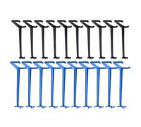 YARNOW 50pcs Garden Branch Limb Spreaders Adjustable Fruit Tree Branch Clips Black Small Blue Large Sizes Twig Bending