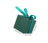 YARNOW 50pcs Kraft Paper Candy Boxes with Ribbon Multi-functional Treat Boxes for Large-scale Weddings and Special Occasions Romantic Unique Design