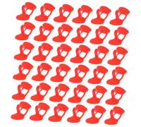 YARNOW 50pcs Pinless Chicken Peepers Pecking Eyeglasses for Poultry Durable and Lightweight Design for Stress Reduction for Large Scale Farming and Various Breeds