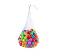 YARNOW 50pcs Plastic Balls Pit with Mesh Storage Bag for Ocean Balls for Playhouse Tent Pool Educational Color Recognition and Group Cooperation Development