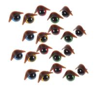 YARNOW 50Pcs Plastic Safety Eyes for Crochet Dolls Bead Eyeballs with Washers Unique Design for DIY Plush Easy to Use Crafting Accessories for Beginners and Experts
