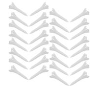 YARNOW 50pcs Professional Plastic Golf Tees with 4-prong Four-corner Structure, Reusable and Sturdy Golf Tees for Practice and Official Matches, Designed to Reduce Turf Damage for Men