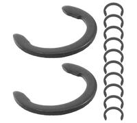 YARNOW 50pcs Rubber Roller Shaft Retaining Clip Compatible with Cricut Maker Spring Steel E-Clip for Axle Roller Pulley Secure Feed Wheel Fixation Stable Material Handling