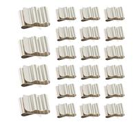 YARNOW 50pcs Solar Panel Cable Clamps Made of 301 Stainless Steel with Smooth Edges and No Tools Required for Outdoor Wire Management Under The Frame of The Module, Suitable