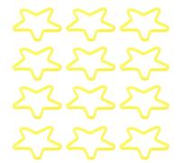 YARNOW 50Pcs Star Shaped Elastic Rubber Bands for Tricks, Conjuring Performance Props for Halloween Party, Novelty Gimmick Trick Accessories