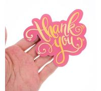 YARNOW 50pcs Thank You Note Cards with Charming Double-sided Prints, Unique Paper Design, Suitable for Occasions for Small Business Packaging and Online Retail Stores