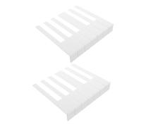 YARNOW 52pcs Piano White Keytops Replacement Kit Piano Repair Parts Professional Keycaps for Keyboard Maintenance Musician Use