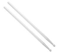 YARNOW 5A Aluminium Alloy Drumsticks Silver Pair - Weighted Practice Drumsticks for Percussion Drummers, Sturdy 5A Drum Accessories Suitable for Basic Skill Training and Performance